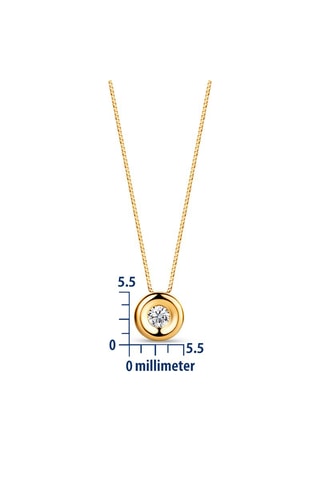 Collar  Oro amarillo y diamante