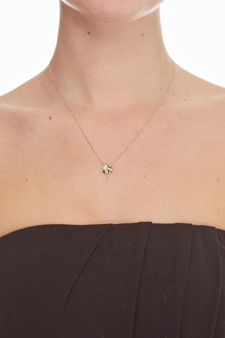 Collar Oro amarillo y diamante