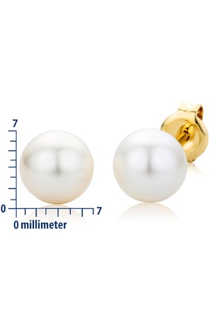 Dormilonas Oro amarillo y perla cultivada