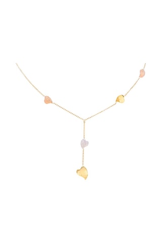 Collar Oro amarillo, oro blanco y oro rosa