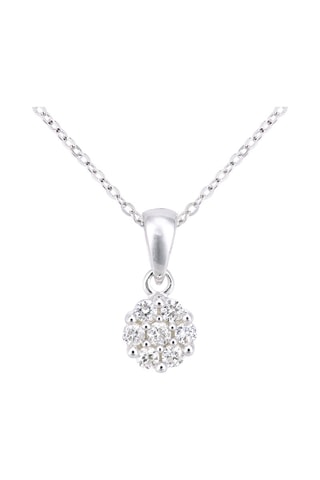 Collar Oro blanco y diamantes