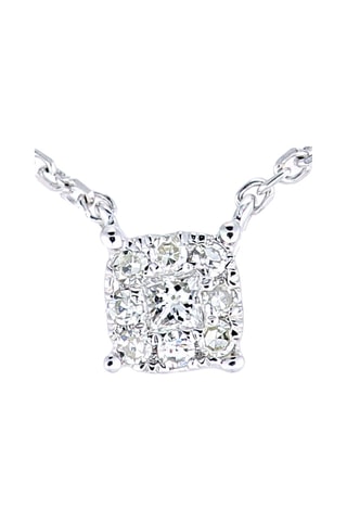 Collar Oro blanco y diamantes