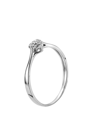 Anillo - Oro blanco y diamantes