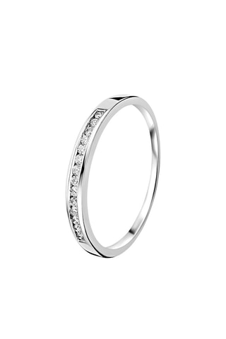 Alianza Oro blanco y diamantes