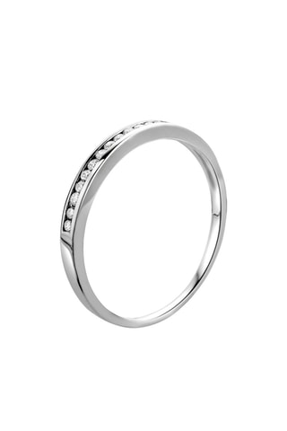 Alianza Oro blanco y diamantes