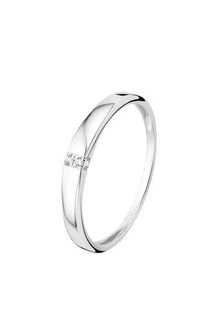 Anillo Oro blanco y diamantes