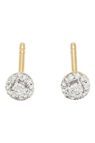 Oorbellen Tessa - Geelgoud en Diamanten