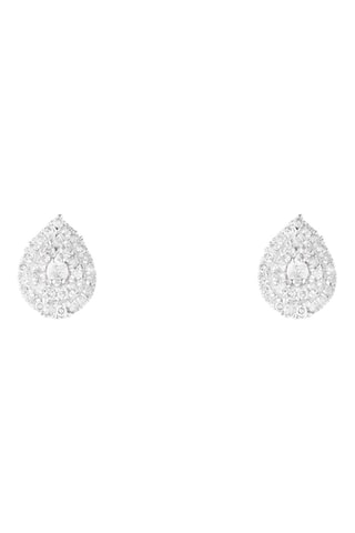 Oorbellen Maoi Witgoud en Diamanten