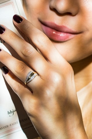Bague Tolanaro - Geelgoud en Diamanten