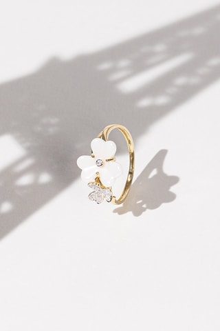 Ring Poetica Geelgoud en Diamanten