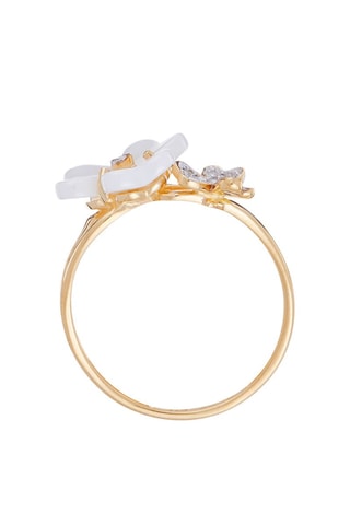Ring Poetica Geelgoud en Diamanten