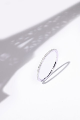 Trouwring Simply You - Witgoud en Diamanten