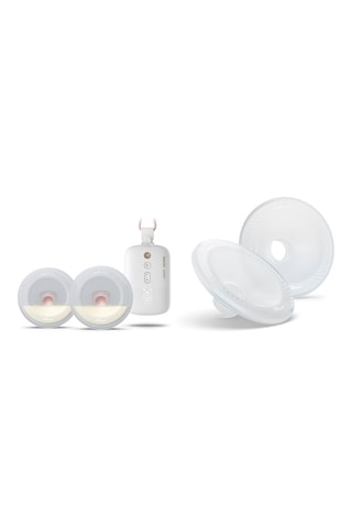 Tire-lait électrique double portable mains libres + 2 grands inserts