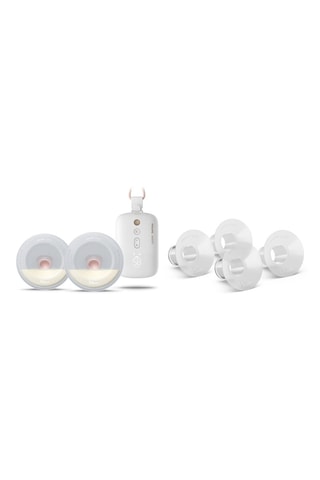 Tire-lait électrique double portable mains libres + 4 petits inserts