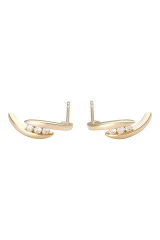 Boucles d'oreilles Valentina - Or jaune et diamants