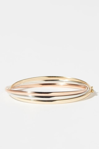 Jonc Trio d'Or - Or jaune, or rose et or blanc