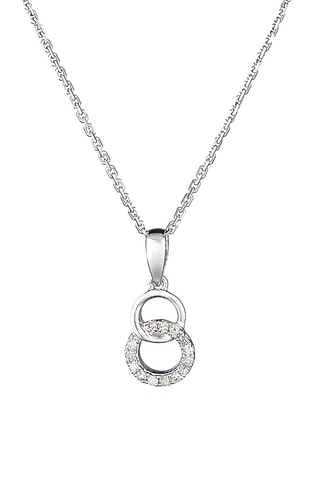 Pendentif Dakira - Or blanc et diamants