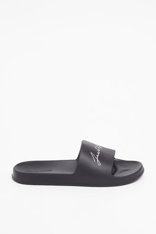 Claquettes 
Anthracite et blanc