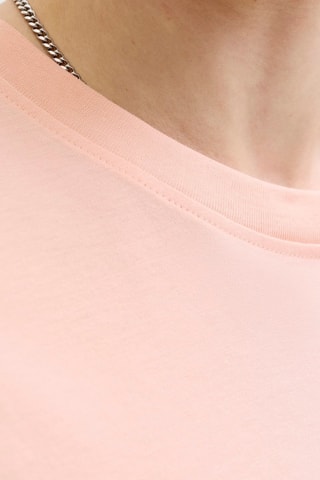 T-shirt regular en coton biologique - Saumon