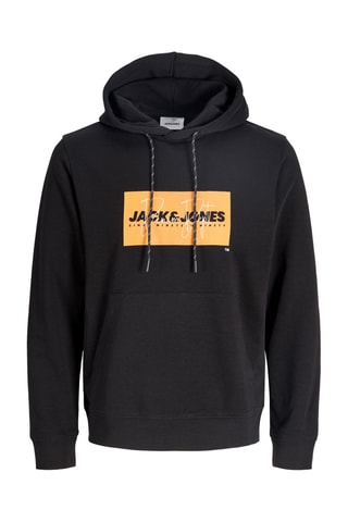 Sweat à capuche en coton biologique - Noir