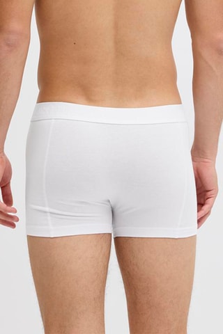 3 boxers en coton biologique - Blanc