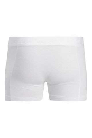3 boxers en coton biologique - Blanc