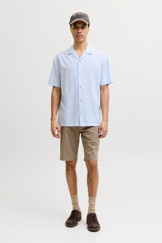 Short regular en coton biologique - Beige