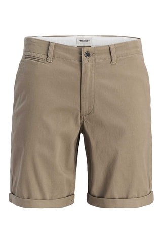 Short regular en coton biologique - Beige