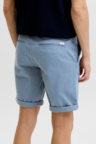 Short regular en coton biologique - Bleu cobalt
