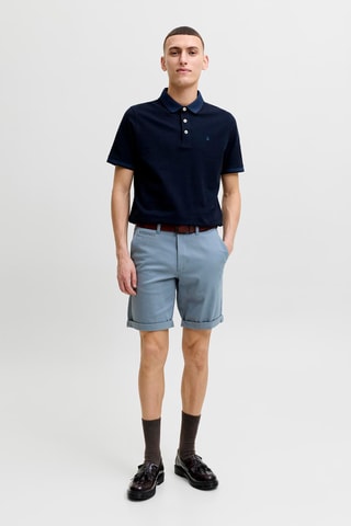 Short regular en coton biologique - Bleu cobalt