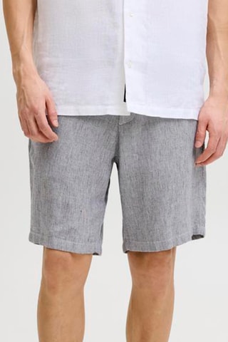 Short tapered en lin - Indigo