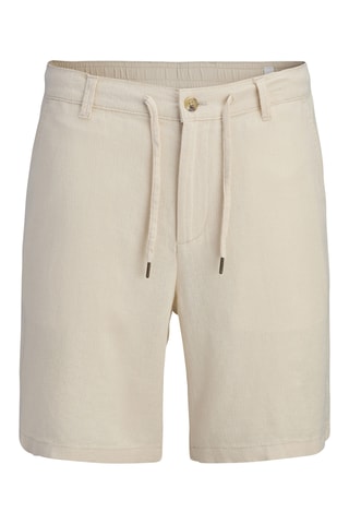 Short tapered en lin - Beige