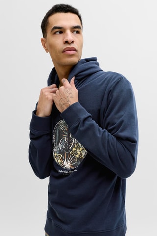 Sweat à capuche - Bleu marine