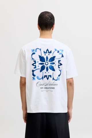 T-shirt loose - Blanc