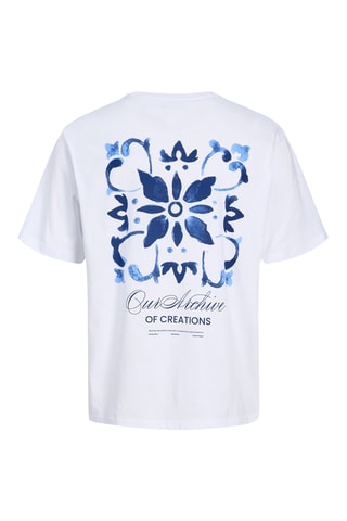 T-shirt loose - Blanc