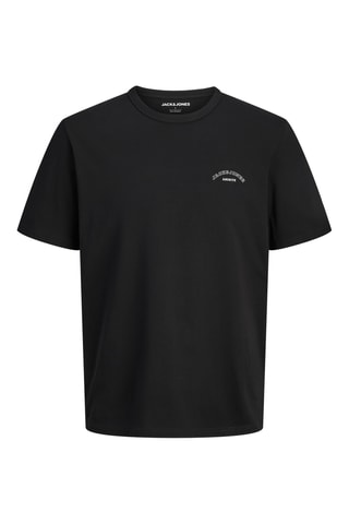 T-shirt regular en coton biologique - Noir