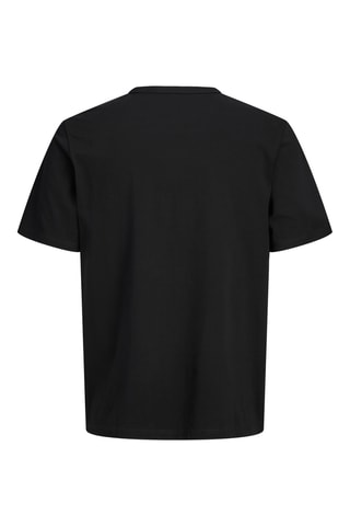 T-shirt regular en coton biologique - Noir