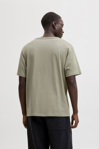 T-shirt relaxed en coton biologique - Kaki