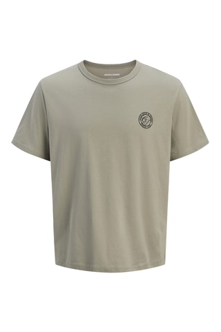 T-shirt relaxed en coton biologique - Kaki