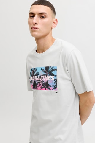 T-shirt regular - Gris clair