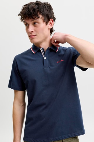 Polo regular - Bleu marine