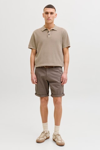 Polo regular en coton biologique - Beige