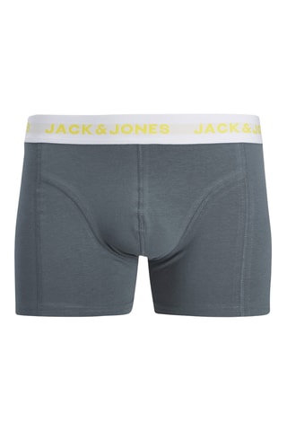 3 boxers en coton biologique - Gris et vert foncé