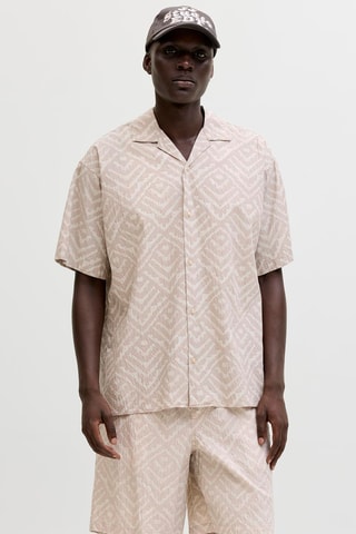 Chemise loose - Beige