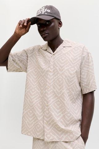 Chemise loose - Beige