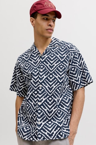 Chemise loose - Bleu marine