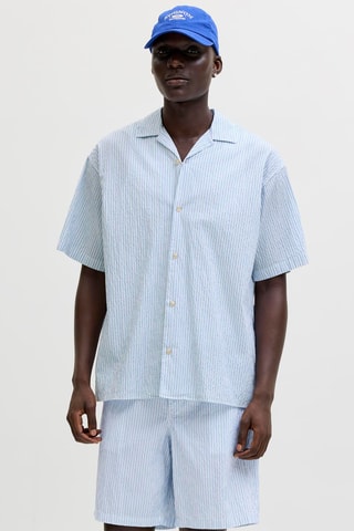 Chemise loose - Ciel