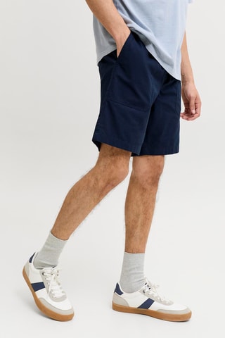 Short regular taille haute - Bleu marine