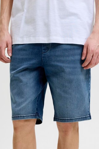 Short regular en jean - Bleu marine