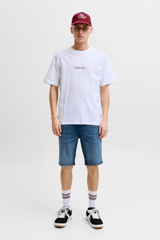 Short regular en jean - Bleu marine